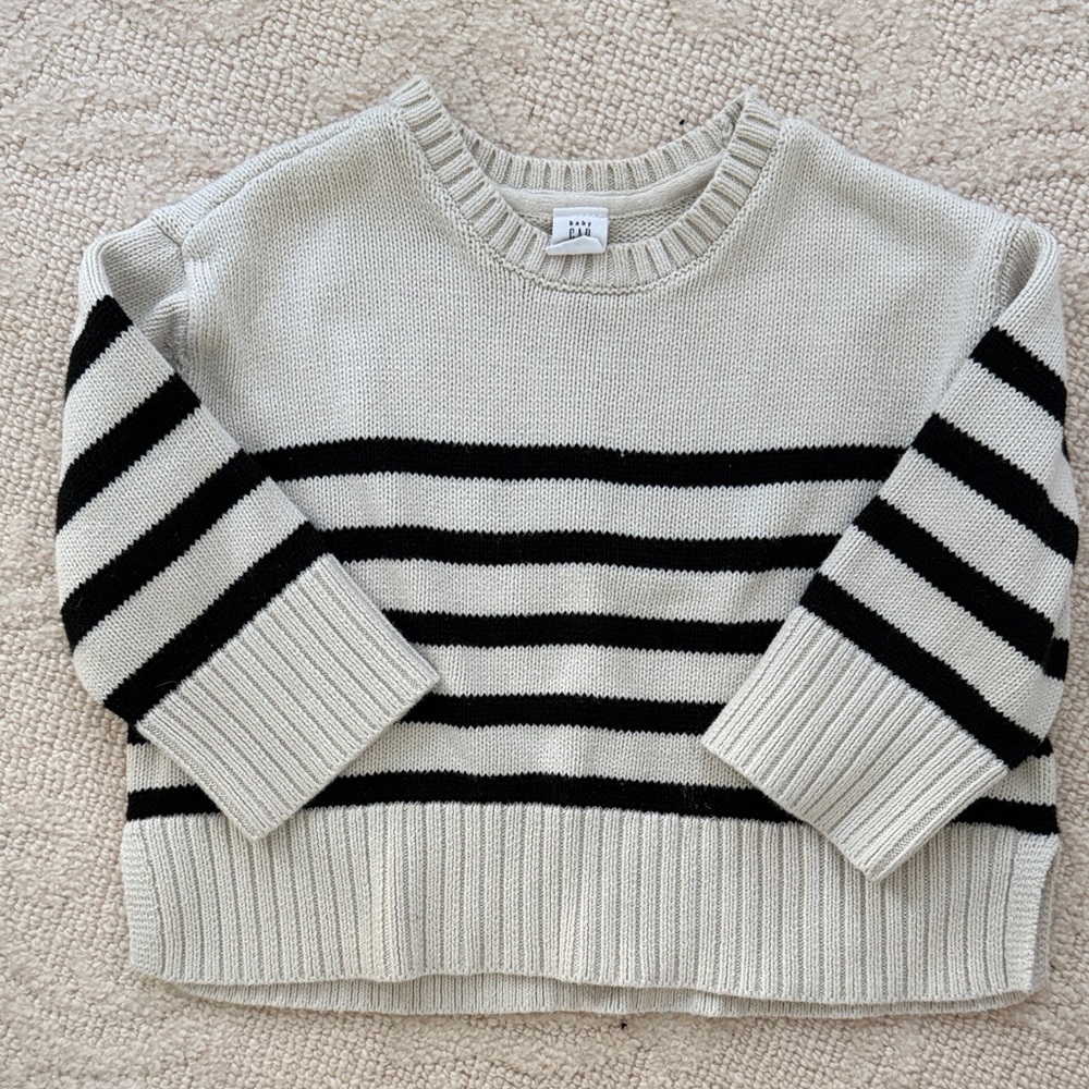 Kid’s Gap Sweater - Black and Cream